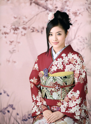 Kimono của người con gái Nhật
